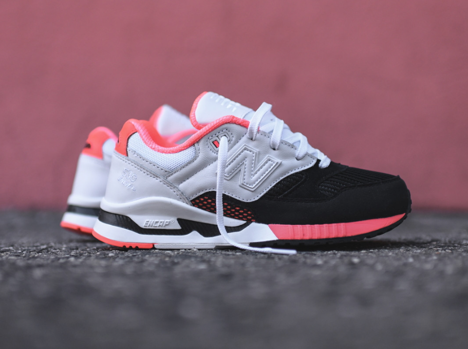 new balance blanc et rose